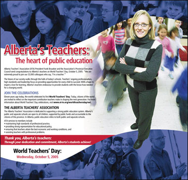 Image of World Teachers' Day poster