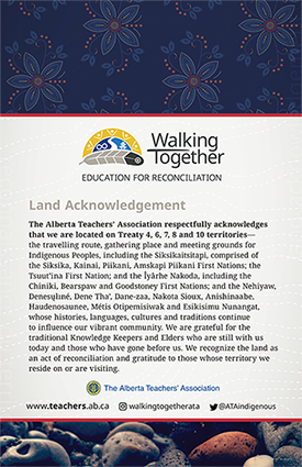 Thumbnail of poster with general land acknowledgement